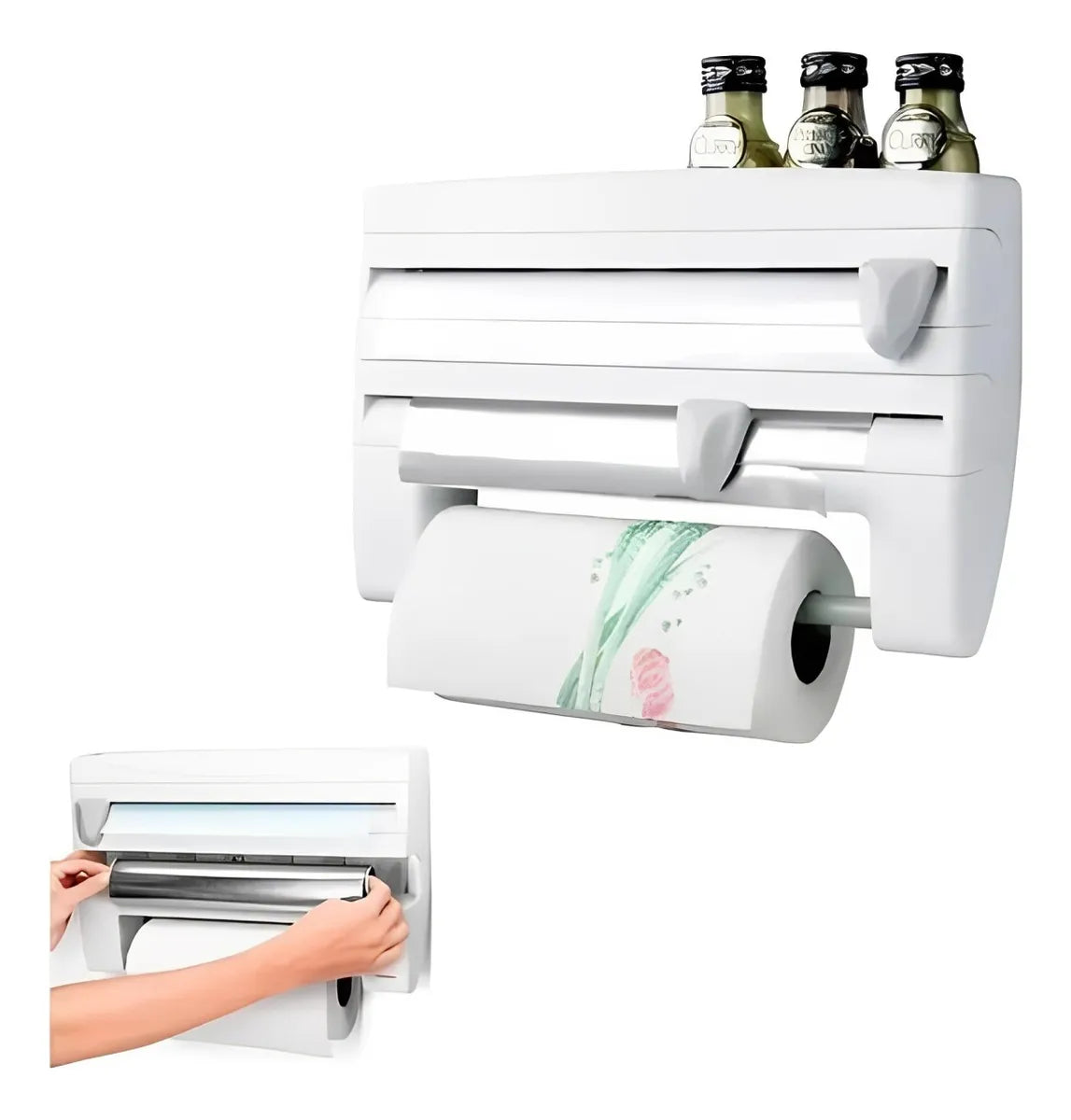 DISPENSADOR DE ROLLOS  DE COCINA
